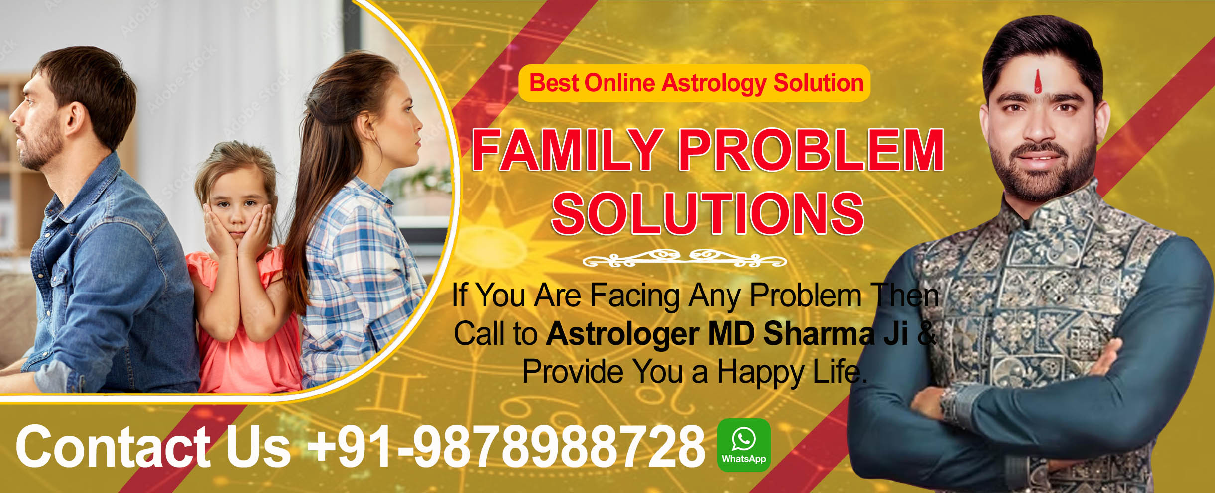 Famous Astrologer MD Sharma +91-9878988728